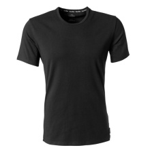 Calvin Klein Crew Neck Shirt (95% Cotton) Underwear Black Men's - Pack of 2