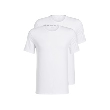 Calvin Klein Crew Neck Shirt (95% Cotton) Underwear White Men - Pack of 2