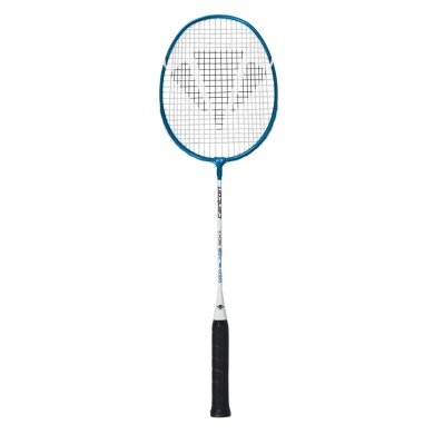 Carlton Kids Badminton Racket Maxi-Blade Iso 4.3 (66.5cm, 8-12 years) turquoise/white - strung -