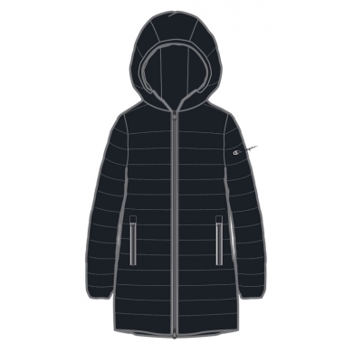 Champion Quilted Jacket (lightly padded, hood) black Women