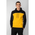 Champion Hoodie in Yellow/Black Colour Block Design for Men