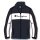 Champion Sweat Jacket with Stand-up Collar Full Zip Logo Print Navy Blue Men