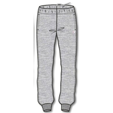 Champion Sweatpants (Joggers, casual fit) with C logo print grey Men