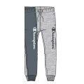 Champion Leisure Jogging Pants Big Logo Print (lined) grey marl Boys