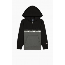 Champion Hoodie Half Zip American Tape black/grey Boys