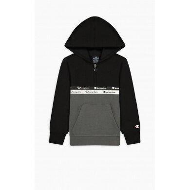 Champion Hoodie Half Zip American Tape black/grey Boys