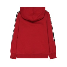 Champion Hoodie - lightweight fleece with logo tape red boys