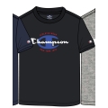 Champion Leisure T-shirt (Cotton) Crew Graphic Print 2023 black Boys