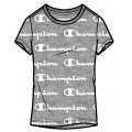 Champion Leisure T-shirt (Cotton) Graphic Print grey Girls