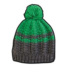 Champion Hat Legacy Knit Bobble grey/green Kids 1pc