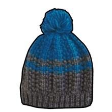 Champion Hat Legacy Knit Bobble grey/blue Kids 1pc