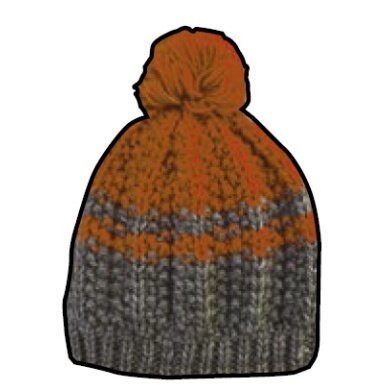 Champion Hat Legacy Knit Bobble grey/orange Kids 1pc