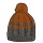 Champion Hat Legacy Knit Bobble grey/orange Kids 1pc