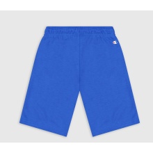 Champion leisure trousers (cotton) Bermuda with logo lettering short 2023 royal blue boys