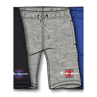 Champion leisure trousers (cotton) Bermuda with Graphic Print short 2023 grey boys