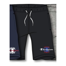 Champion leisure trousers (cotton) Bermuda with graphic print short 2023 black boys