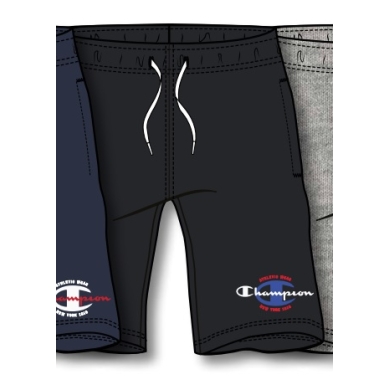 Champion leisure trousers (cotton) Bermuda with graphic print short 2023 black boys