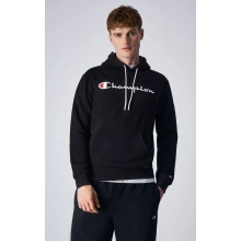 Champion Hoodie (Fleece-Hoodie) Big Logo Print Black Men