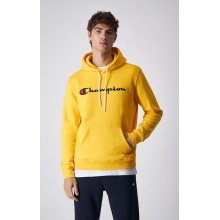 Champion Hoodie (Fleece-Hoodie) Big Logo Print Yellow Men