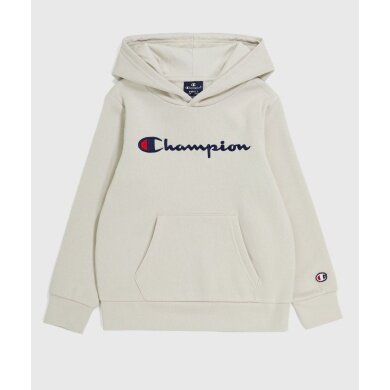 Champion Hoodie (Fleece-Hoodie) Big Logo Print Off-White Boys