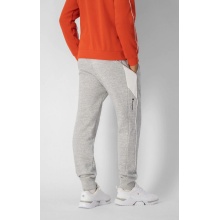 Champion Jogging Pants in Cotton Fleece with Side Details Light Grey Men