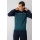 Champion Hoodie made of cotton fleece in color block design green/dark blue Men