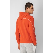 Champion Hoodie made of cotton fleece in red/dark blue for men