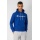 Champion Hoodie in Cotton Fleece Big Logo Print Royal Blue/White Men