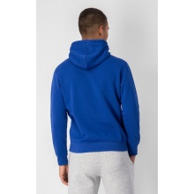 Champion Hoodie in Cotton Fleece Big Logo Print Royal Blue/White Men