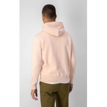 Champion Hoodie in Cotton Fleece Big Logo Print Pink Men