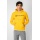 Champion Hoodie in Cotton Fleece Big Logo Print Yellow/Black Men