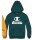 Champion Hoodie (Fleece Cotton Hoodie) with New York Logo Petrol Blue Children