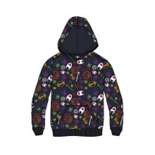 Champion Hoodie Legacy (Basketball Print Fleece) - dark blue Kids