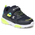 Champion Sneaker Wave Low Cut - black/yellow Boys