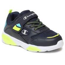 Champion Sneaker Wave Low Cut - black/yellow Boys