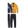 Champion Tracksuit (Jacket & Trousers made of Cotton) with New York Logo Yellow/Black Kids