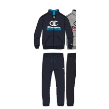 Champion Tracksuit (Jacket & Trousers made of Cotton) with New York Logo Navy Blue Kids