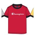 Champion Leisure T-shirt (Cotton) Crew Ringer with Logo Script 2023 Red Boys