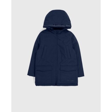 Champion Winter Jacket with Hood 2023 (small logo) navy blue Boys