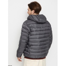 Champion Winter quilted jacket with hood (functional padding, light, warm) dark grey Men