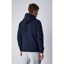 Champion Hoodie (Fleece-Hoodie) with Small Logo Print Dark Blue Men