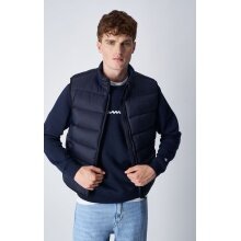 Champion Quilted Vest Legacy - Functional Padding, with Small Logo Lettering - Navy Blue Men