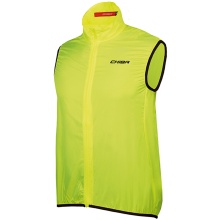 Chiba Bicycle Vest Windblocker Safety (extremely light - 50 grams) neon yellow Men