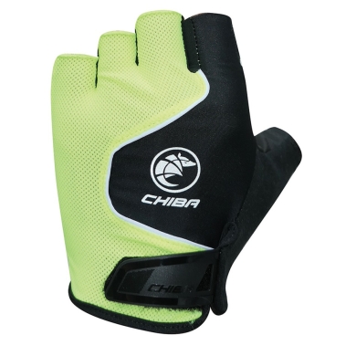 Chiba Bicycle Gloves Cool Air Neon Yellow - 1 Pair