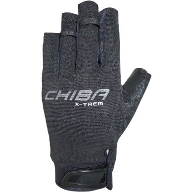 Chiba Climbing Gloves Via Ferrata X-Trem (Quickpull Removal Aid, made of Nappa Leather) black - 1 Pair