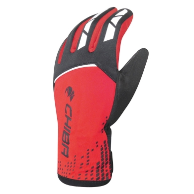 Chiba Winter Cycling Gloves 2nd Skin (waterproof, windproof) red - 1 pair