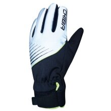 Chiba Winter Cycling Gloves Waterproof (waterproof, reflective) silver/black Children - 1 Pair