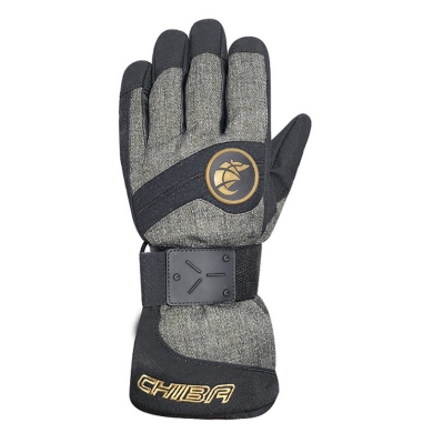 Chiba Winter Gloves Board (waterproof, windproof, breathable) olive green/gold - 1 pair