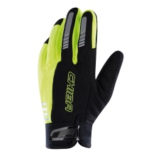 Chiba Winter Gloves Competition Plus (windproof, breathable) neon yellow/black - 1 pair