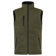 Clique Softshell Vest Padded Vest (clean cut, padded softshell vest) khaki/green Men